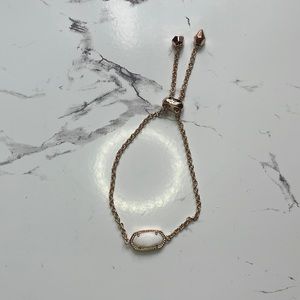 Kendra Scott white & rose gold bracelet